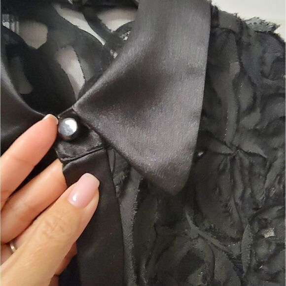 Jill Stuart Modern Floral Applique Dress 6 - Picture 7 of 9